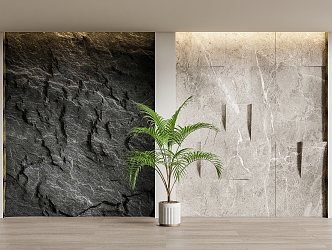 rubble stone background wall stone wall stone wall 3d model