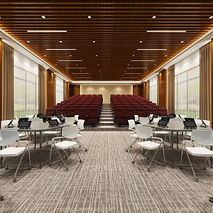 Modern Conference Hall Report Hall 3d model