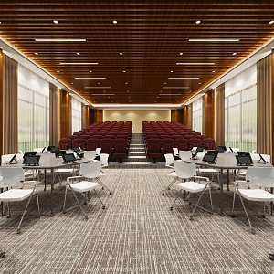 Modern Conference Hall Report Hall 3d model