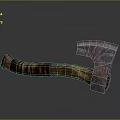 Tomahawk Axe Wooden Axe Handle Axe Mountain Axe Chopping Wood Axe Chopping Wood Axe Magic Axe 3d model
