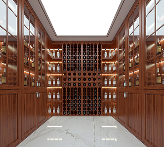 New Chinese Wine Cellar 3d model