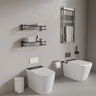 Smart Toilet 3d model