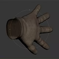 Elegant Light Brown Leather Classic Glove With Stylish Design For Daily Fashion Wear