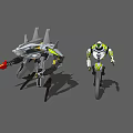Modern Robots Future Robots 3d model