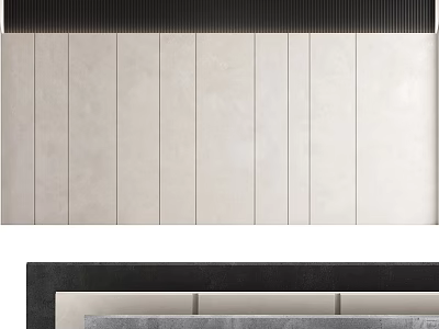 Modern Minimalist Wall Hanging With Geometric Metal Frame And Decorative Lines 3d model