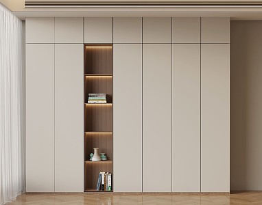 06 wardrobe modern minimalist wardrobe 3d model