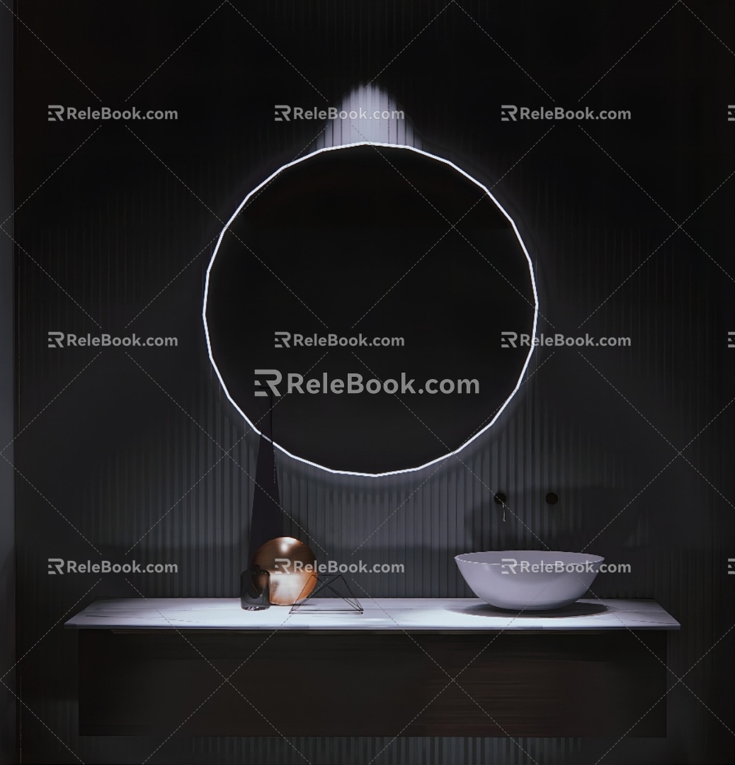 Modern sink 3d model