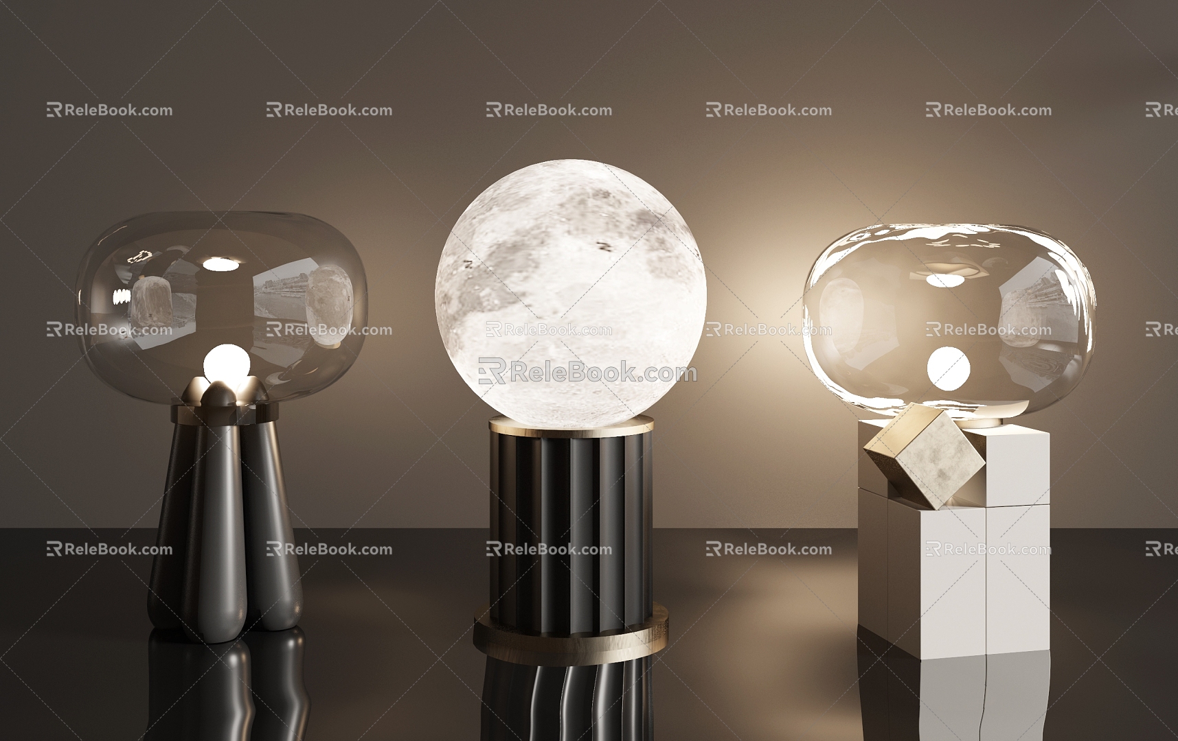 Table lamp 3d model