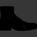 Gray Lace Up Boots With Sleek Modern Design And Flat Sole For Stylish Wear