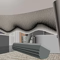 Modern Cleaning Mop For Living Room Wooden Floor With Sofa And Window Background