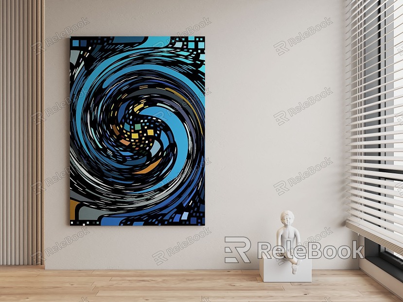 Modern Abstract Painting Abstract Decorative Painting Hanging Painting model