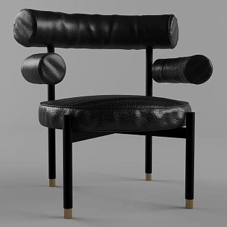 Chair Seat Leisure Chair Single Chair 3d model