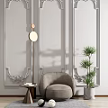 Modern Single Sofa Single Casual Sofa Corner Combination 3d model