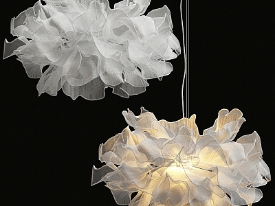 Modern chandelier pan Dange hanging 3d model