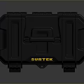 Sturdy Black Surtek Toolbox With Durable Handle For Household Tool Storage 3d model