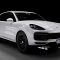 White Modern SUV Car With Sleek Exterior Design And Black Wheels