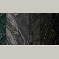 Modern Decorative Wall Paneling Showcasing Multiple Marble Textures Dark Green Black And Golden Veins