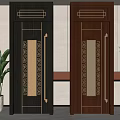 Single door combination 3d model