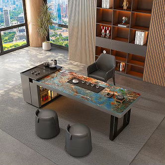 Tea Room 3d model