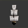 modern sailing ship ancient ship ancient warship large ancient ship ancient warship 3d model