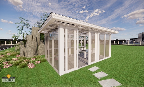 Photovoltaic sun room 3d model