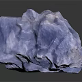 Vibrant Natural Raw Blue Gemstone With Rough Surface And Crystalline Texture