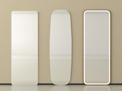 Modern mirror Full-body mirror Floor mirror Decorative mirror Cosmetic mirror 3d model