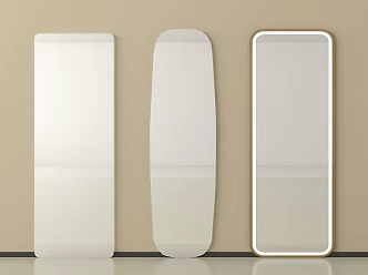 Modern mirror Full-body mirror Floor mirror Decorative mirror Cosmetic mirror 3d model