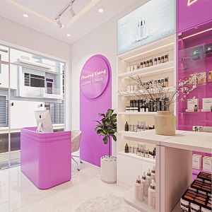 Modern Cosmetics Store 3d model