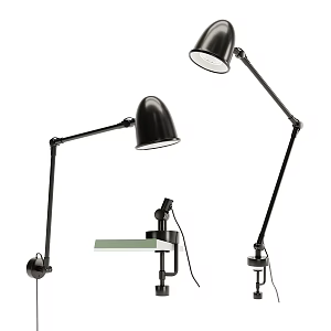 metal wall lamp learning wall lamp retro wall lamp 3d model