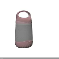Two Pink Transparent TIGER Brand Water Bottles For Daily Necessities Use