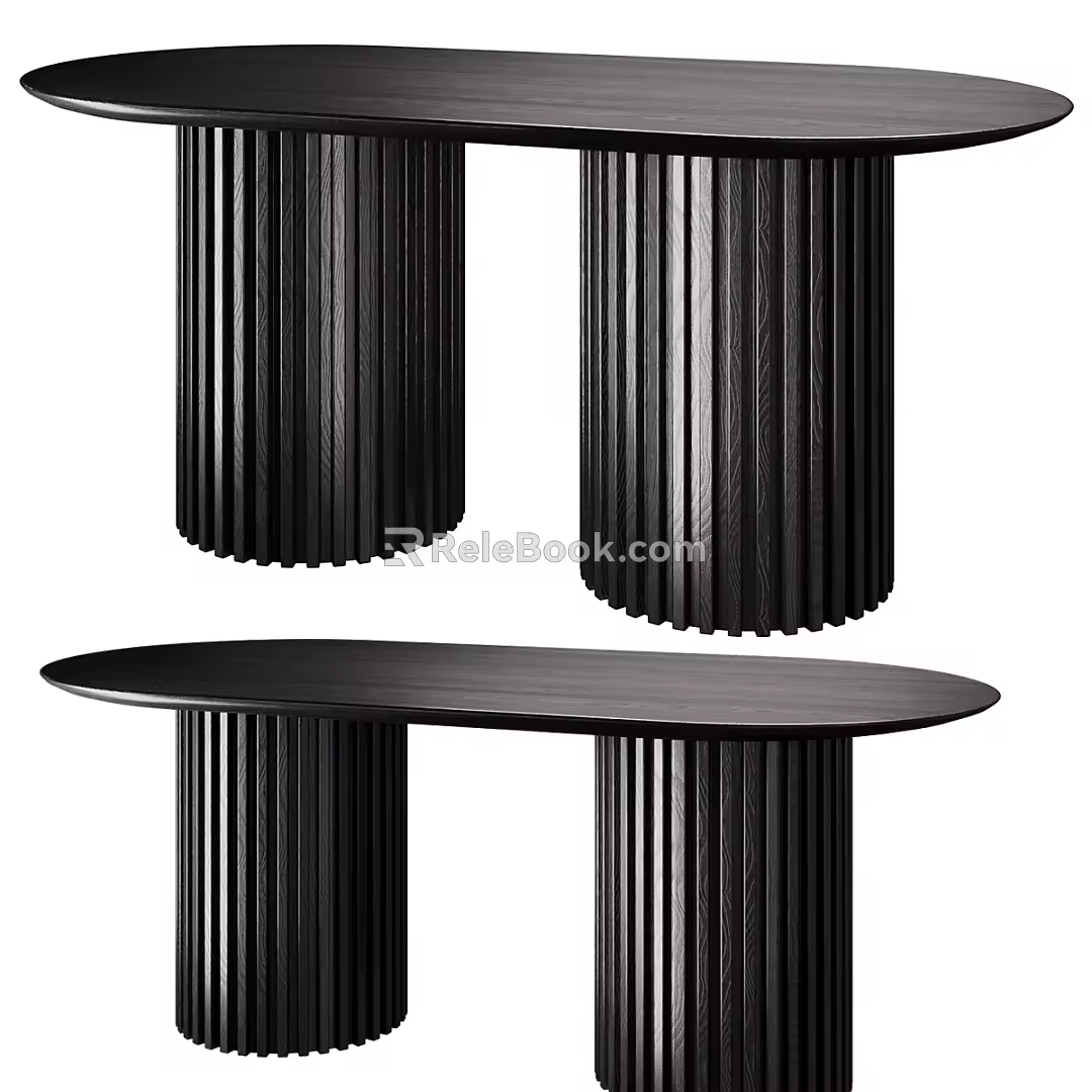 Modern Simple Dining Table Dining Table Simple Dining Table Square Table 3d model