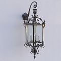 European-style wall lamp 3d model