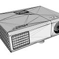 Acer White Projector With High Definition For Effective Projection Monitoring