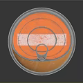 Open Sealevel Tuna Can With Orange Fish Meat And Opened Lid