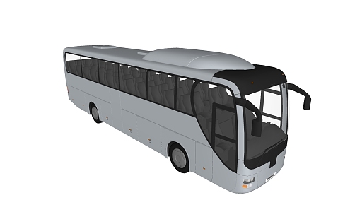 modern bus passenger transport 3d model