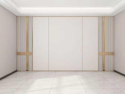 Modern background wall 3d model
