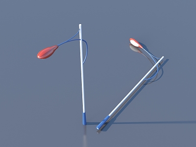 Street lamp outdoor lamp landscape lamp 3d model