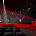 Premium Liquor And Tobacco Store Featuring Red Black Decor And Display Shelves