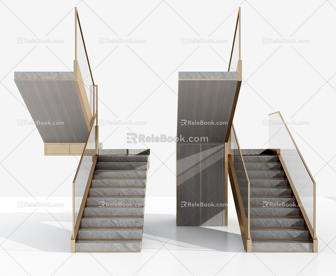 Modern Stairs 3d model