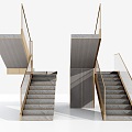 Modern Stairs 3d model