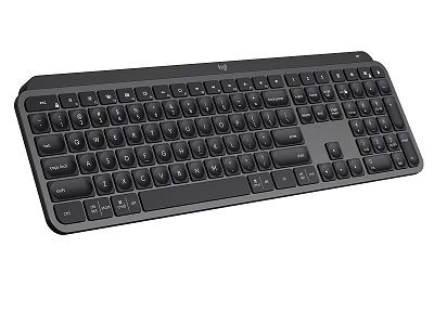 Sleek Full Size Computer Keyboard With Numeric Keypad And Responsive Keys 3d model