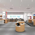 China Mobile 5G Huawei Digital Store Front With Product Display Area