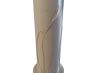 Public Square Landscape With Central Fountain Lush Greenery And Pedestrian Walkways 3d model