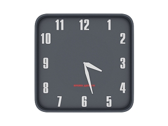 Clock clock wall clock 3d model