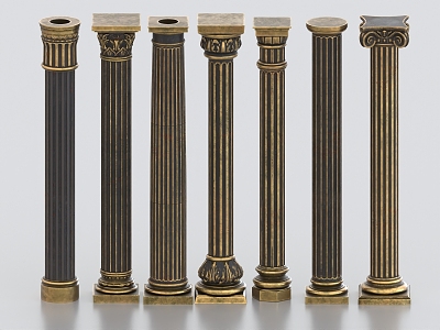 Roman Column Panlong Column Stone Carved Column Stone Column Garden Stone Column Marble Column Classical Column model