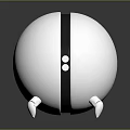 Modern Sci-Fi Car Spherical Car Spherical Robot Endless Train 3d model