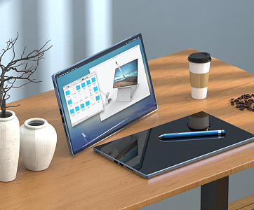 Modern Tablet 3d model