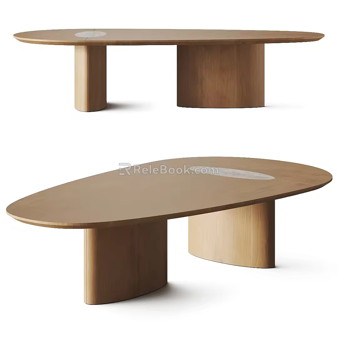 Dining Table Desk 3d model