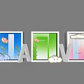 Colorful Frames Photo Check In Spot With Letter Decor Flowers Greenery And Mirror Floor